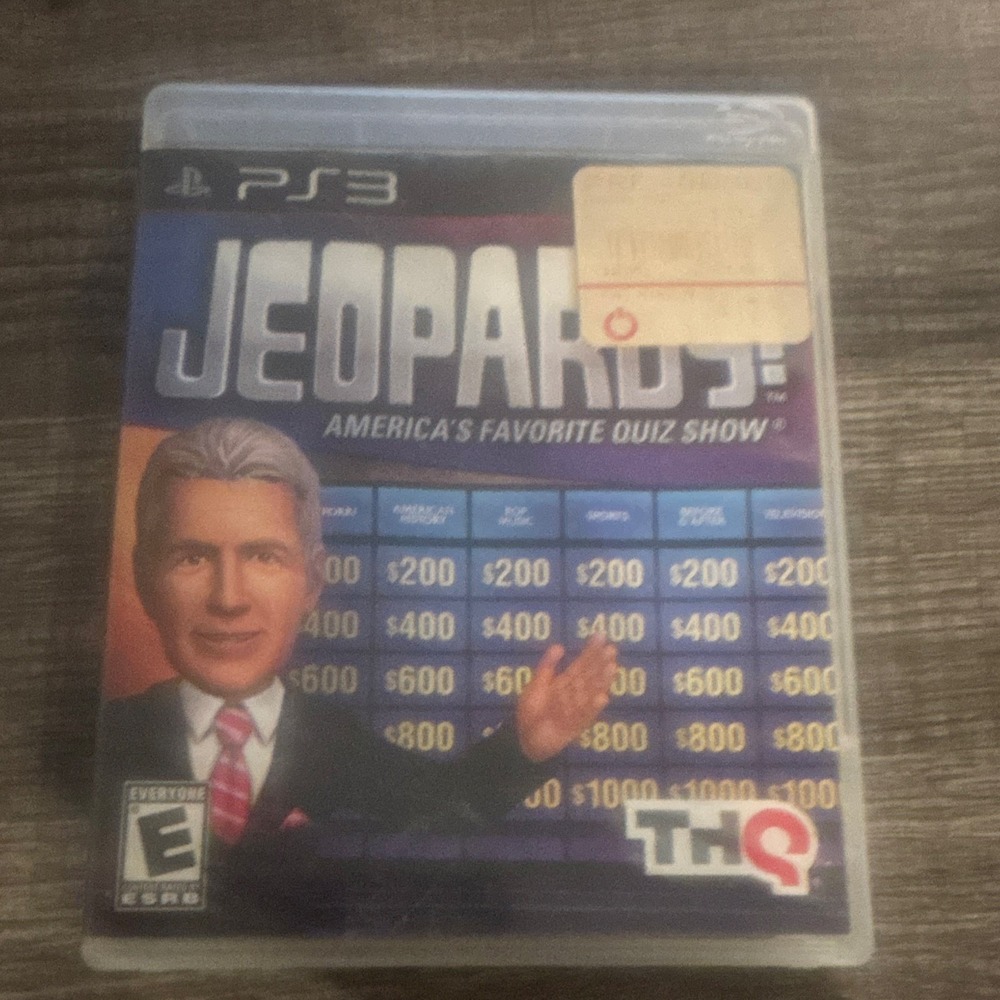 THQ Jeopardy! Sony PlayStation 3 PS3 Game Manual Included E 2010 NTSC-U/C